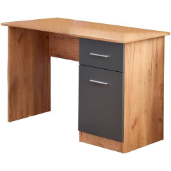 Masa de birou Halmar Elmo (Wotan Oak/Anthracite) Thumb