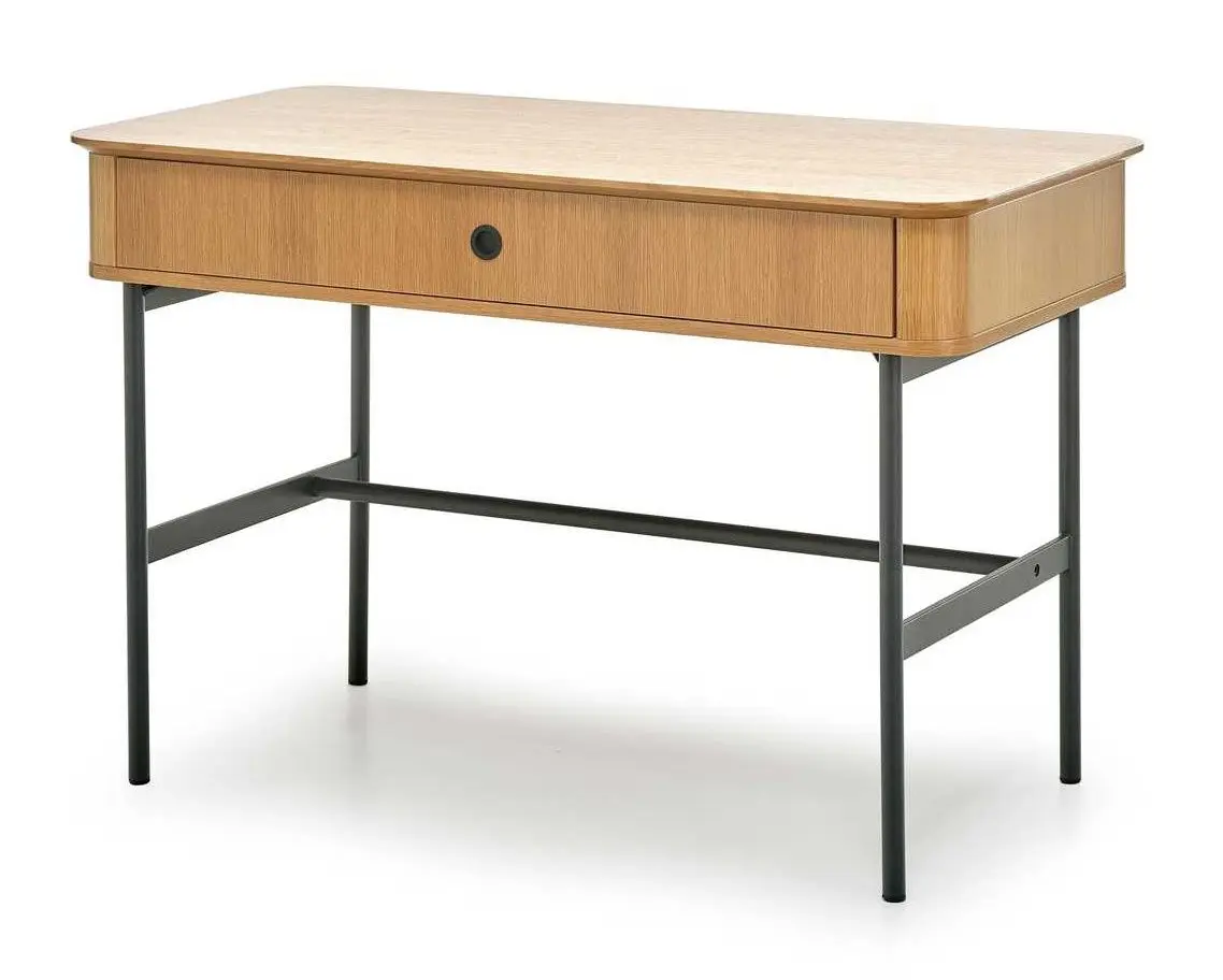 Письменный стол Halmar Smart B-1 (Natural Oak/Black) - 2