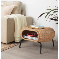 Masa reviste Ikea Gamlehult (Ratan/Antracit)