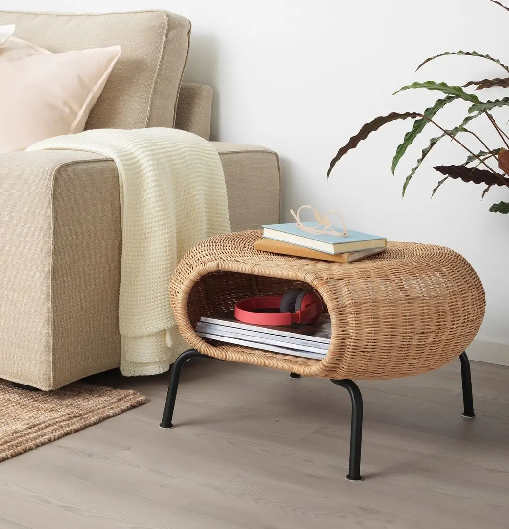 Masa reviste Ikea Gamlehult (Ratan/Antracit)