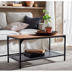 Masa pentru reviste Ikea Fjallbo 90x46 (Negru)