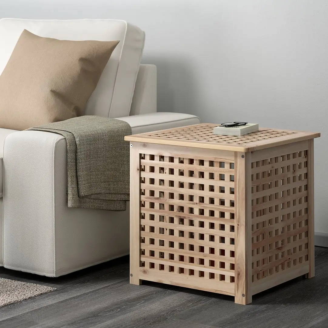 Masa pentru reviste Ikea Hol 50x50 (Acacia)