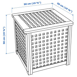 Masa pentru reviste Ikea Hol 50x50 (Acacia) Thumb