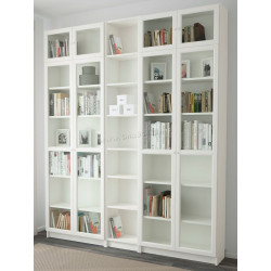 Biblioteca Ikea Billy/Oxberg 200x30x237 (Alb)