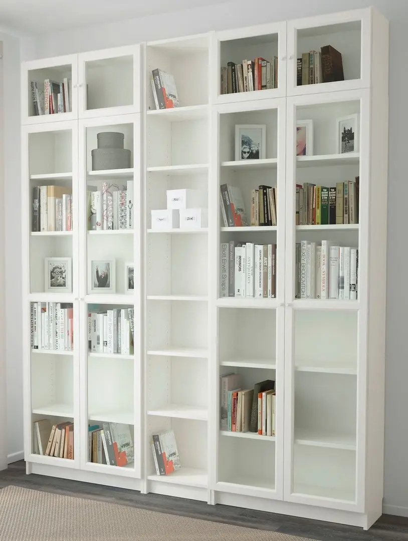 Biblioteca Ikea Billy/Oxberg 200x30x237 (Alb)