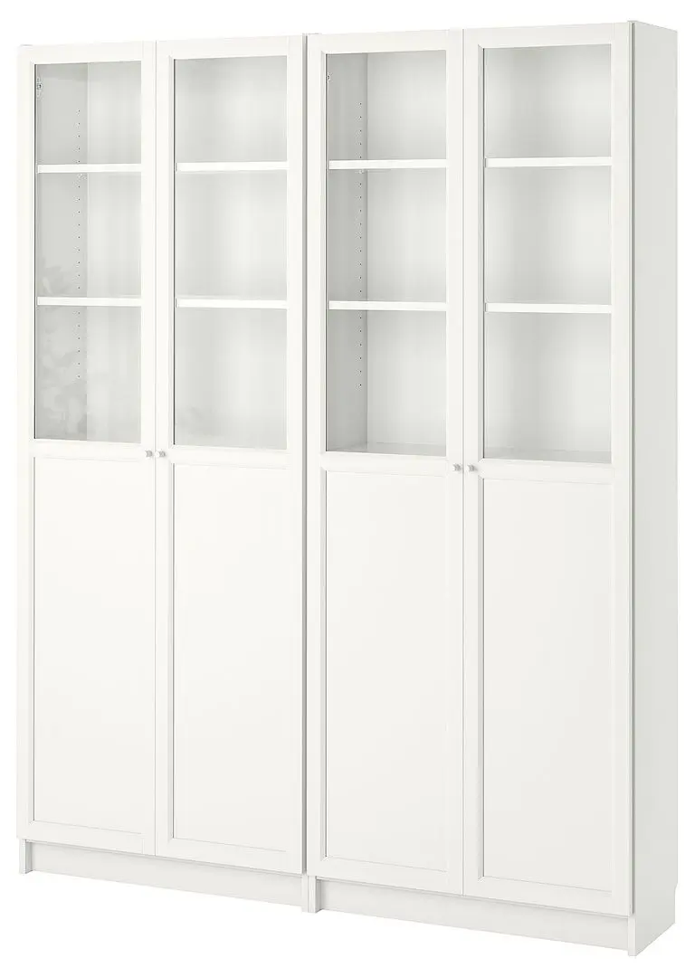 Biblioteca Ikea Billy/Oxberg 160x30x202 (Alb)