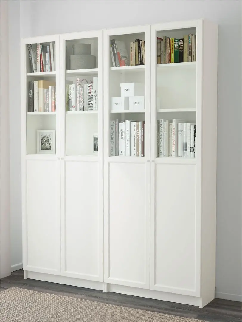 Biblioteca Ikea Billy/Oxberg 160x30x202 (Alb)