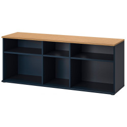 Tumba pentru TV Ikea Skruvby 156x38x60 (Negru-Albastru) Thumb