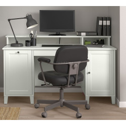 Masa de calculator Ikea Idanas (Alb)