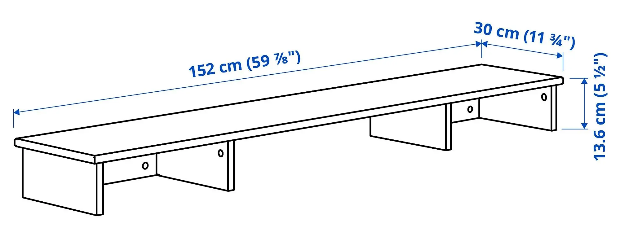 Стол компьютерный Ikea Idanas (Белый)