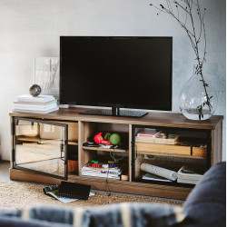 Tumba pentru TV Ikea Lanesund 161x47x55 (Gri-Maro)