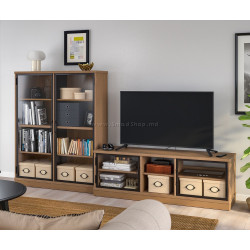 Tumba pentru TV Ikea Lanesund 282x47x152 (Gri-Maro)