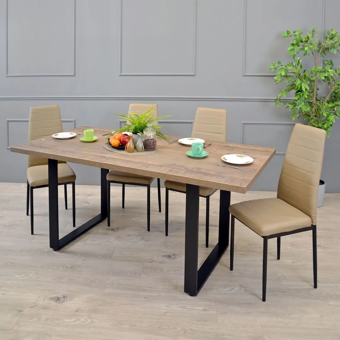 Стол DP Hana 180x90cm (Brown/Black)