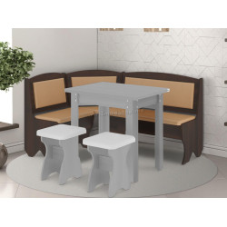 Кухонный уголок Пехотин Император (Орех/Кофе)