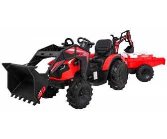 Tractor electric cu remorca Ramiz 720-T (Red)