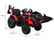 Tractor electric cu remorca Ramiz 720-T (Red)