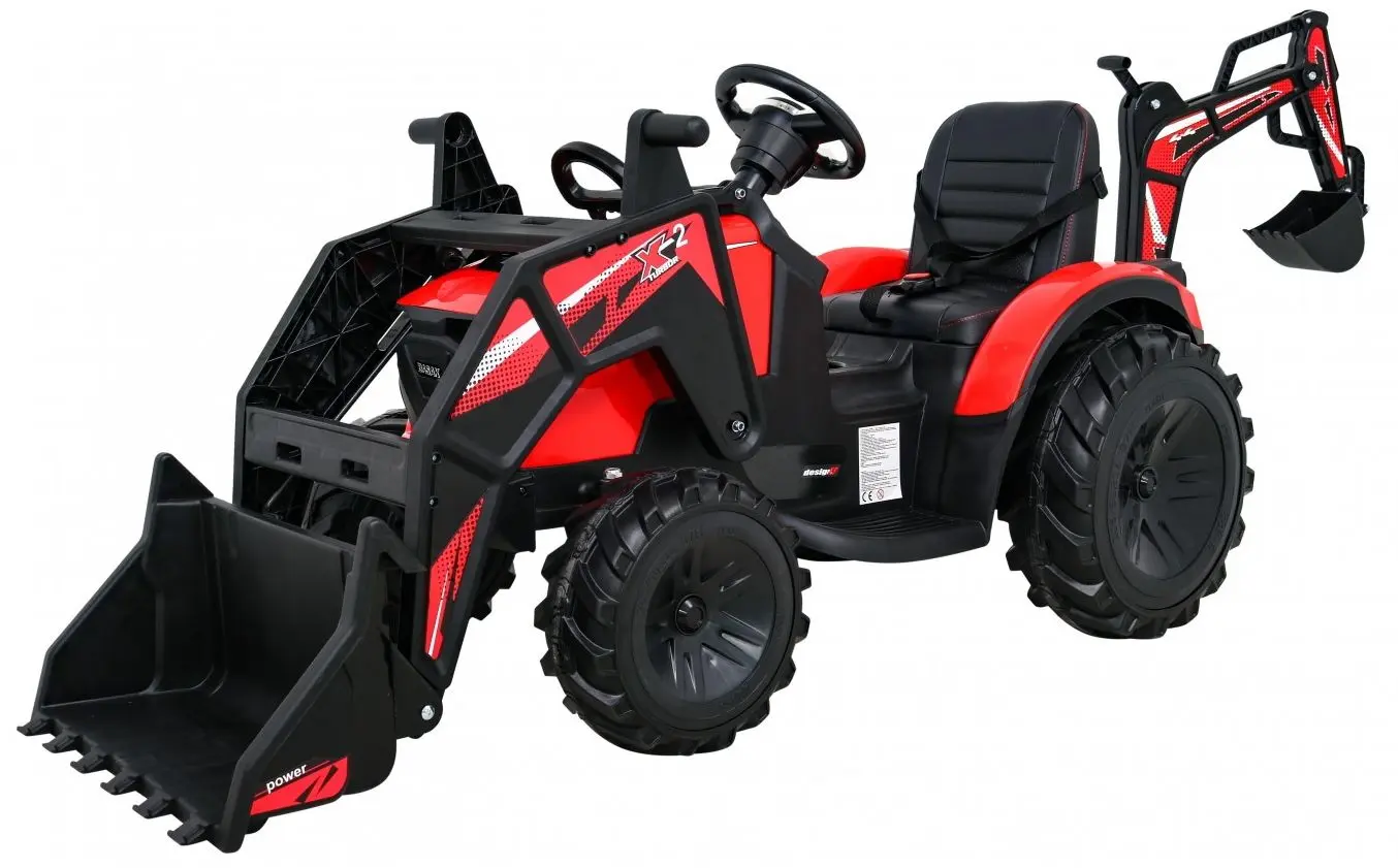 Электротрактор с прицепом Ramiz 720-T (Red)