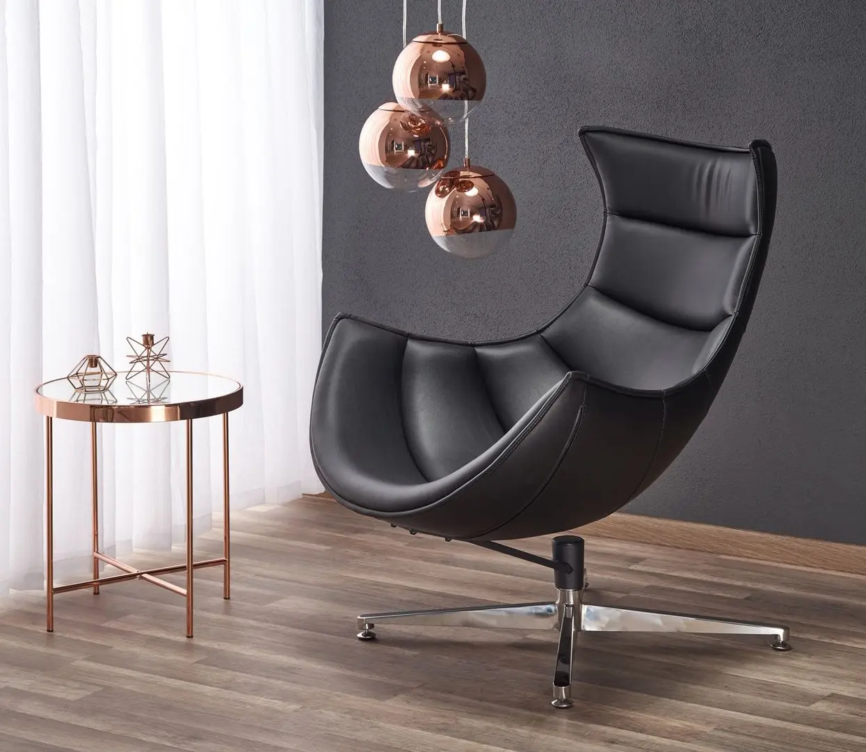 Кресло Halmar Luxor (Black)