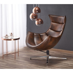 Fotoliu Halmar Luxor (Dark Brown)