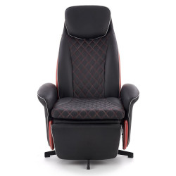 Fotoliu-recliner Halmar Camaro (Black/Red) Thumb