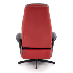 Fotoliu-recliner Halmar Camaro (Black/Red) Thumb