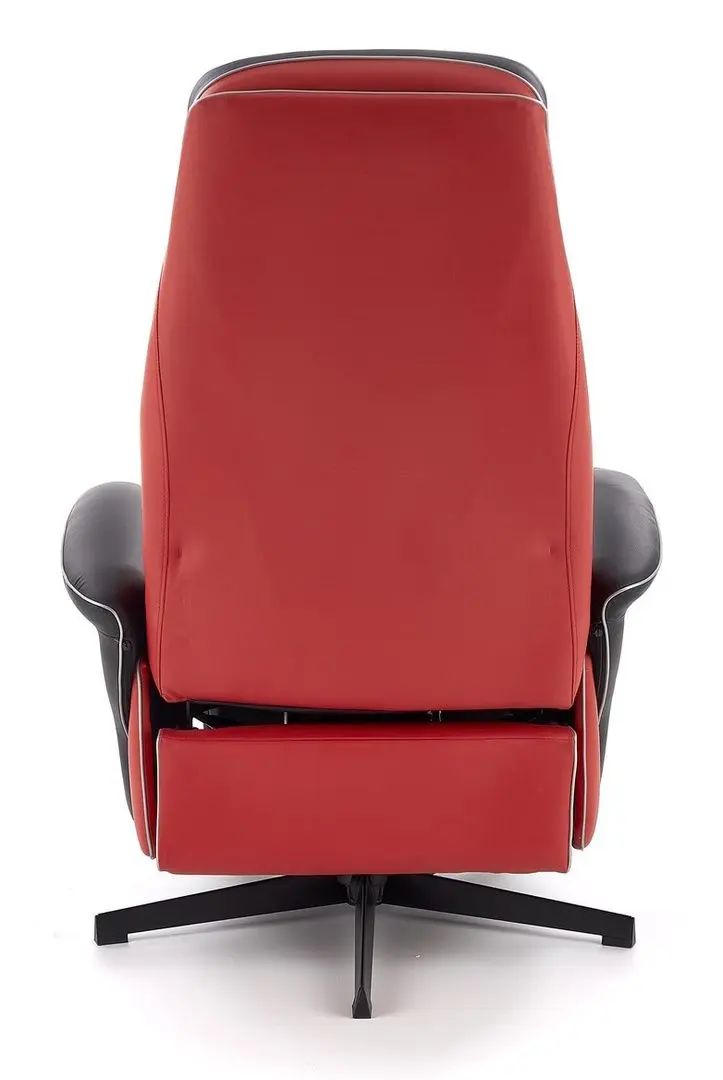 Fotoliu-recliner Halmar Camaro (Black/Red)