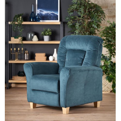Fotoliu-recliner Halmar Bard (Dark Blue)