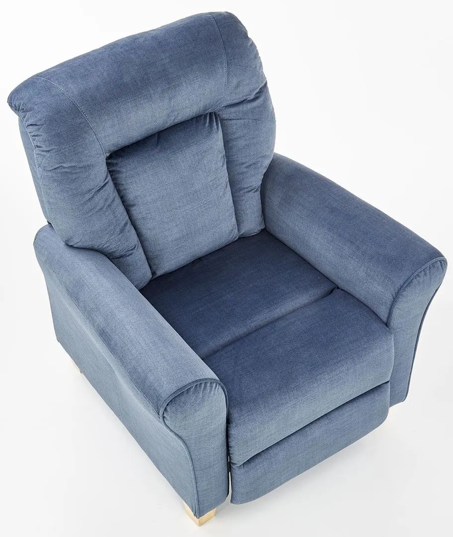 Fotoliu-recliner Halmar Bard (Dark Blue)