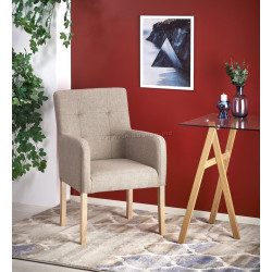 Fotoliu Halmar Filo (Beige/Honey Oak)