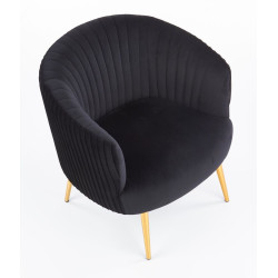 Fotoliu Halmar Crown (Black) Thumb