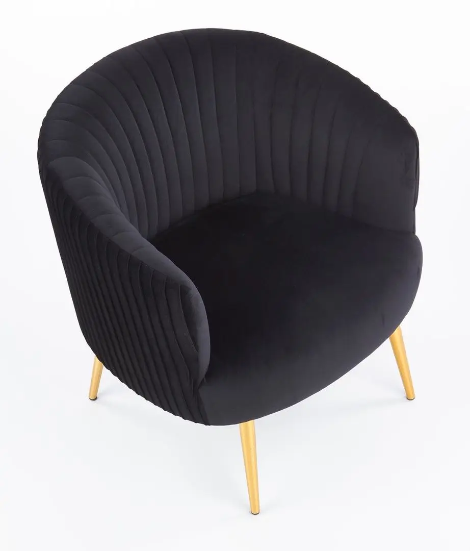 Fotoliu Halmar Crown (Black)