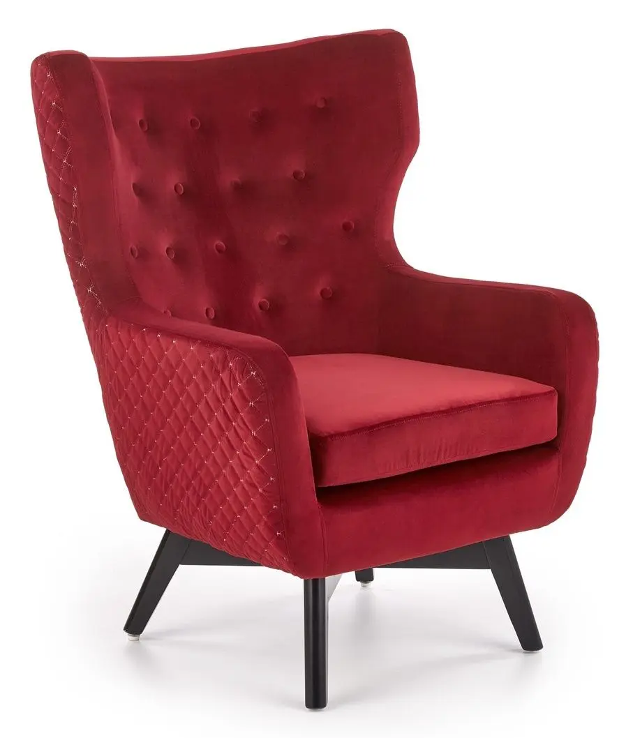 Кресло Halmar Marvel (Dark Red) - 3