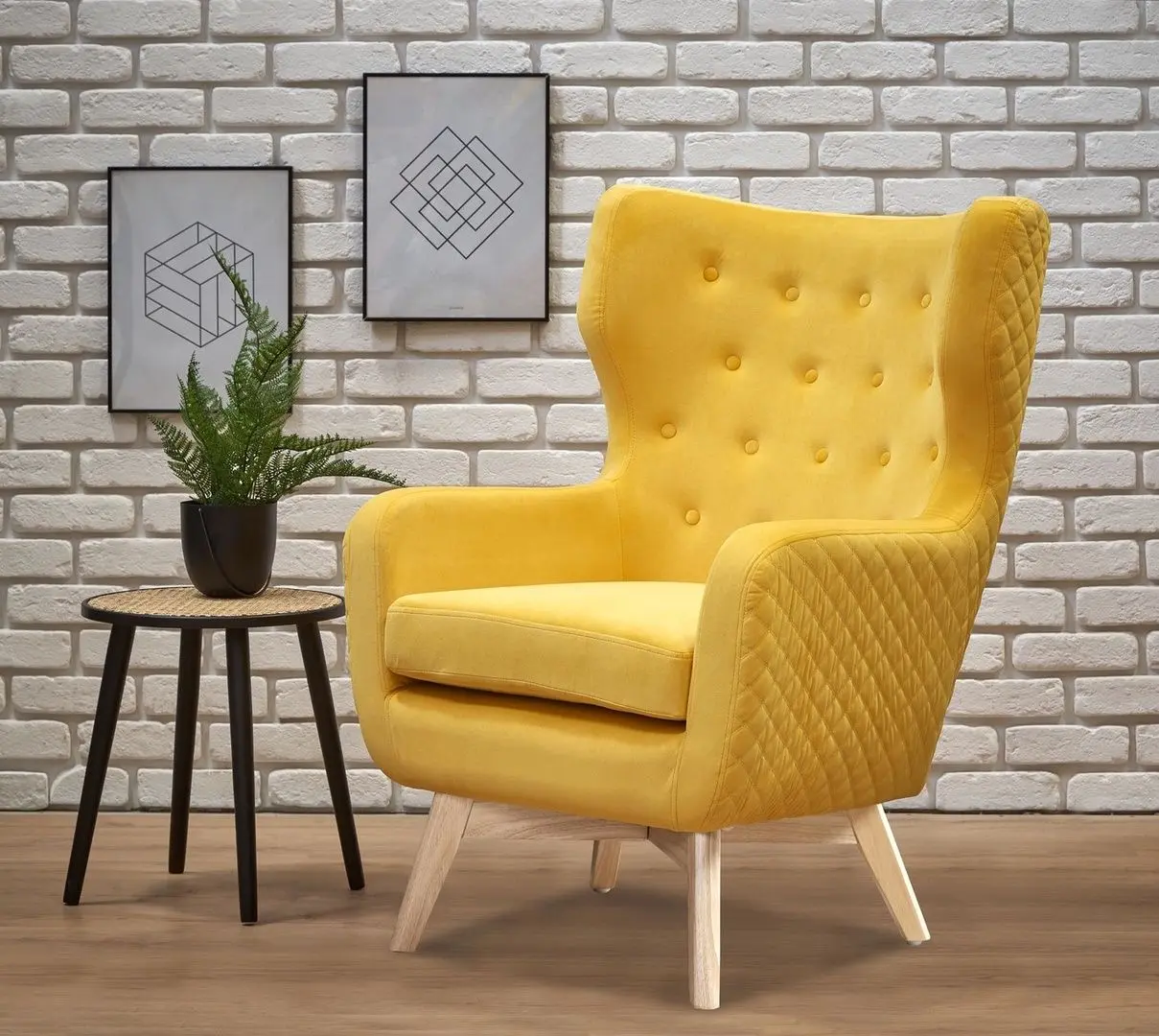 Fotoliu Halmar Marvel (Yellow)