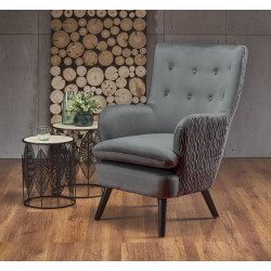 Кресло Halmar Ravel (Gray/Black)