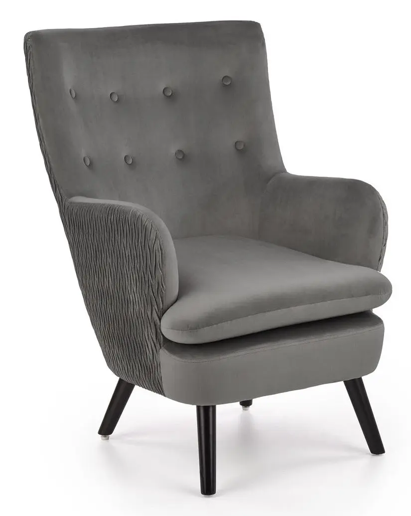 Кресло Halmar Ravel (Gray/Black) - 2