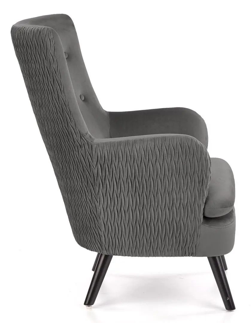 Кресло Halmar Ravel (Gray/Black) - 4