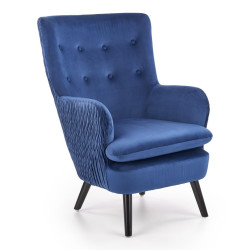 Кресло Halmar Ravel (Dark Blue/Black) Thumb