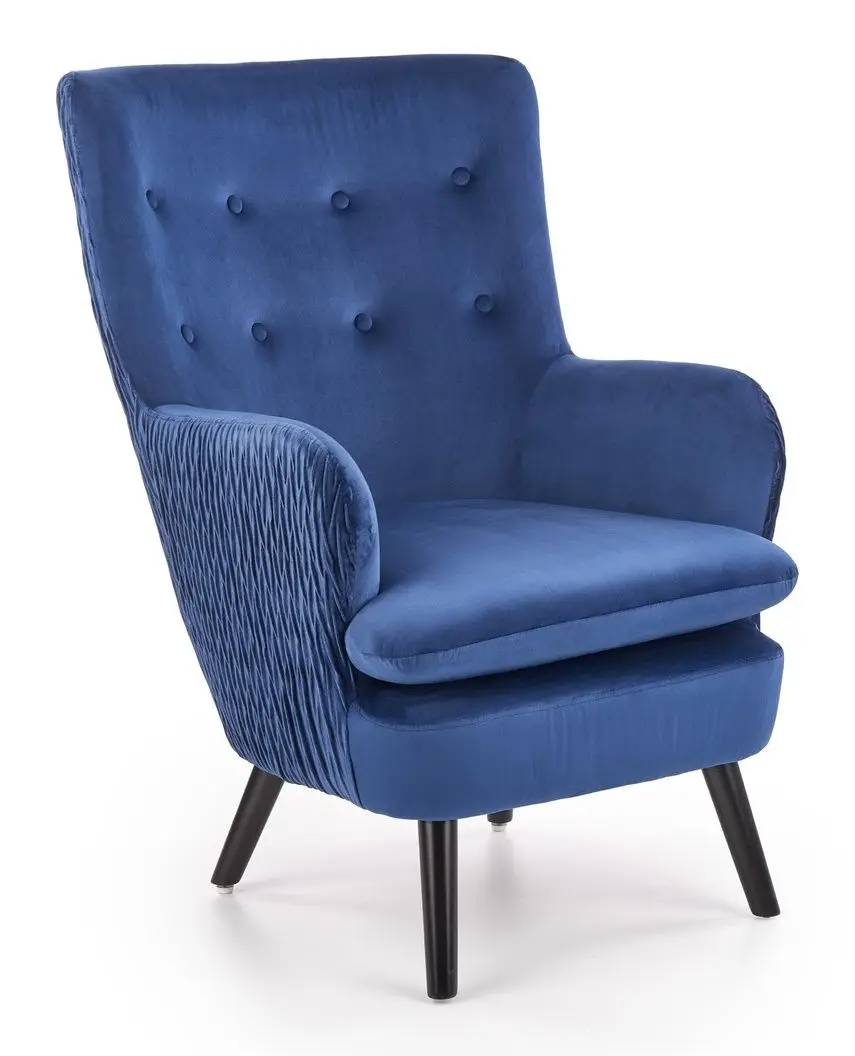 Кресло Halmar Ravel (Dark Blue/Black)