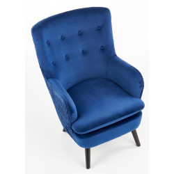 Кресло Halmar Ravel (Dark Blue/Black) Thumb