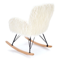 Fotoliu balansoar Halmar Austin (Cream/Black/Natural) Thumb
