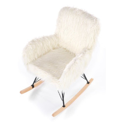 Fotoliu balansoar Halmar Austin (Cream/Black/Natural) Thumb