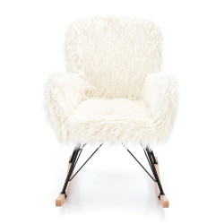 Fotoliu balansoar Halmar Austin (Cream/Black/Natural) Thumb