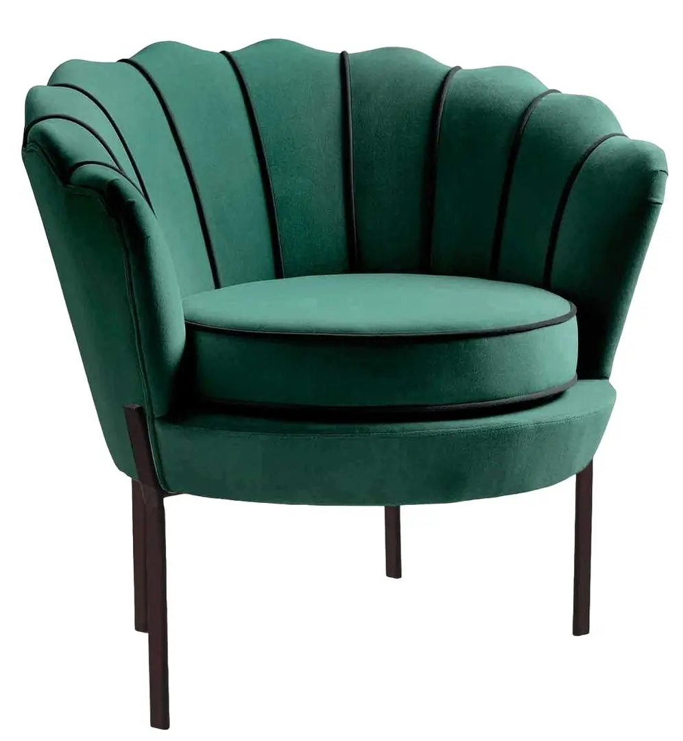 Fotoliu Halmar Angelo (Dark Green/Black) - 2