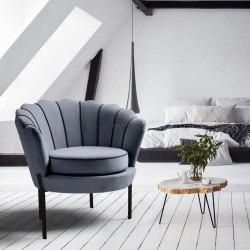 Кресло Halmar Angelo (Gray/Black)