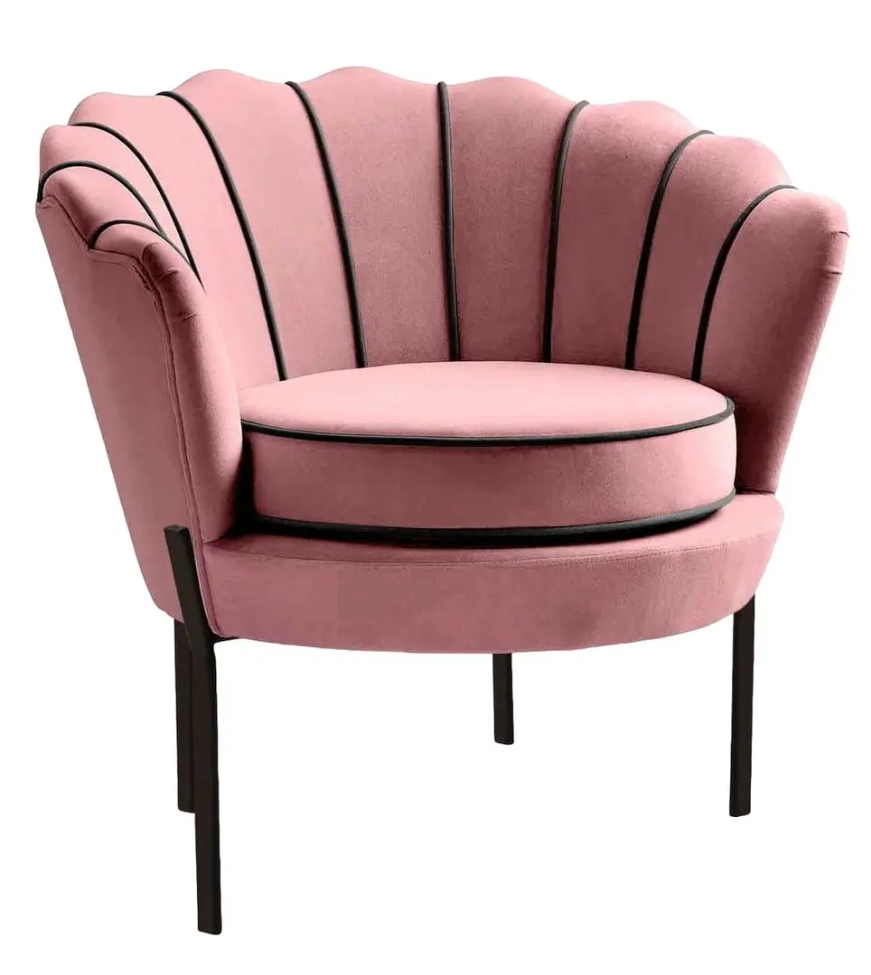 Fotoliu Halmar Angelo (Pink/Black)