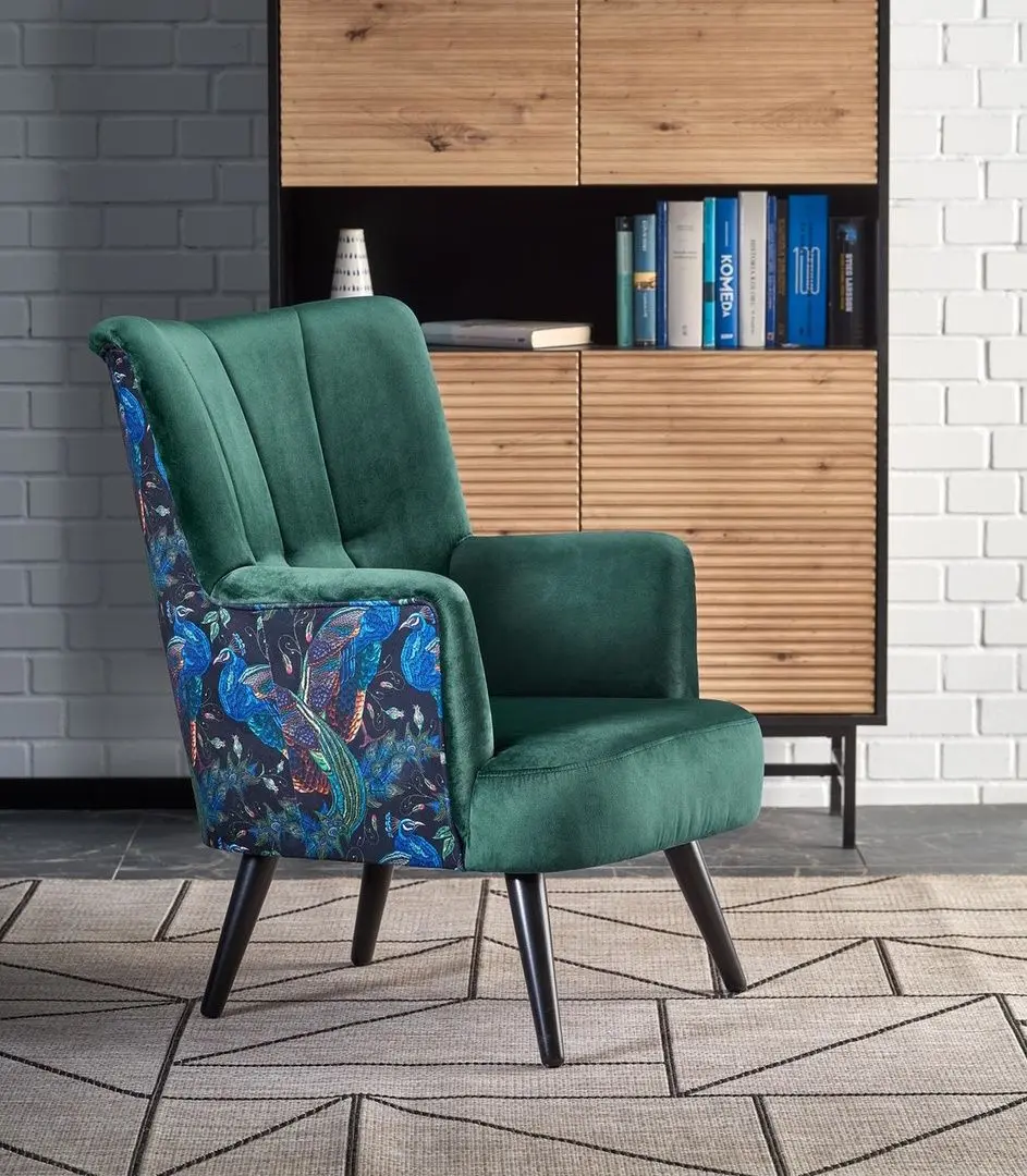 Fotoliu Halmar Pagoni (Dark Green)