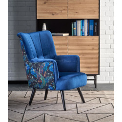 Fotoliu Halmar Pagoni (Dark Blue)