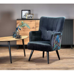Fotoliu Halmar Pagoni (Black)