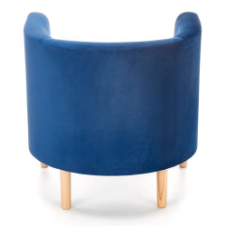 Fotoliu Halmar Clubby 2 (Dark Blue/Natural) Thumb