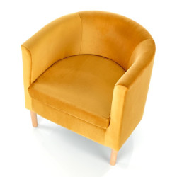 Fotoliu Halmar Clubby 2 (Mustard/Natural) Thumb